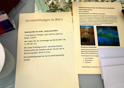 Acryl-und Ölmalerei Ausstellung im Hotel Schlafschön in Hann.Münden